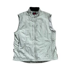 SCOTTeVest‎ Travel Vest Mens XL Beige Utility TEC Security Pockets Lightweight